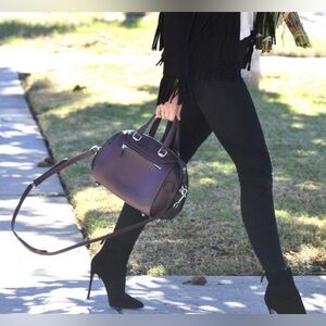 Coach Ace Satchel Burgundy Crossbody Shoulder Bag NWT